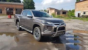 Кенгурятник WT003 (нерж) для Mitsubishi L200 2015-2024 рр - 2
