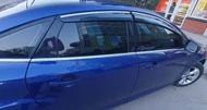 Вітровики з хромом HB/Sedan (4 шт., Sunplex Chrome) для Ford Focus III 2011-2017 рр - 2