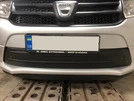 Зимова нижня накладка на решітку (2013-2015) Матова для Renault Logan II рр - 2