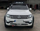 Козирок лобового скла під багажник DAKAR (LED) для Volkswagen Amarok 2010-2022 рр - 1
