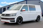 Накладка на передній бампер Sportline 2015-2018 (під фарбування) для Volkswagen T6 - 3