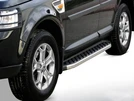 Бокові пороги BlackLine (2 шт, алюміній) для Range Rover Sport 2005-2013 рр - 1