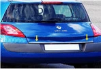Кромка багажника (нерж.) SD, Carmos - Турецька сталь для Renault Megane II 2004-2009 рр - 2