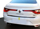 Кромка багажника (Sedan, нерж) Carmos - Турецька сталь для Renault Megane IV 2016-2025 рр - 1