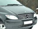 Накладка на решітку 2004-2010 (нерж) Carmos - Турецька сталь для Mercedes Vito W639 рр - 3