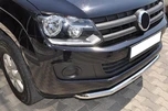 Передній захист ST008 (нерж) для Volkswagen Amarok 2010-2022 рр - 5