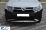 Передній захист ST017 (нерж.) для Dacia Duster 2008-2018 рр - 5