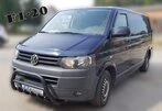 Кенгурятник WT003 Black (нерж) для Volkswagen T5 2010-2015 рр - 3