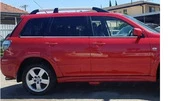Нижня окантовка вікон (6 шт, нерж) для Mitsubishi Outlander 2001-2006 рр - 6