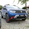 Накладка на передній бампер верхня (ABS, сіра) для Dacia Duster 2018-2024 рр - 4