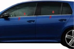 Молдинг скла (4 шт, нерж) Carmos - Турецька сталь для Volkswagen Golf 6 - 1
