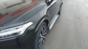 Бокові пороги Shining (2 шт., Алюміній) для Volvo XC90 2015- рр - 1