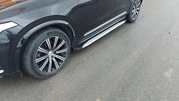 Бокові пороги Shining (2 шт., Алюміній) для Volvo XC90 2015- рр - 2