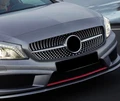 Передня решітка Diamond SIlver (2015-2018) для Mercedes A-сlass W176 рр - 2
