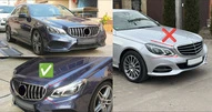 Передня решітка GT Panamericana (для Avantgarde і AMG-Line, 2013-2016) для Mercedes E-сlass W212 рр - 2