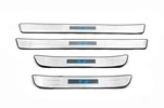 Накладки на пороги Libao LED (4 шт, нерж) для BYD S6 - 2