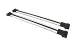 Перемички на звичайні рейлінги без ключа Can V1 (2 шт) до 138 см, Чорні для Nissan Primera P11 1996-2002 рр - 9