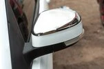 Накладки на дзеркала (2 шт., нерж.) OmsaLine - Італійська нержавійка для Ford Focus II 2008-2011 рр - 5
