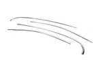 Верхня окантовка вікон (4 шт, нерж) для Renault Fluence 2009-2016 рр - 3