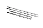 Молдинг дверний (4 шт, нерж) OmsaLine - Італійська нержавійка для Volkswagen Passat B5 1997-2005 рр - 1