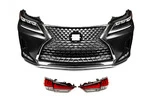 Комплект рестайлінгу в 2021 рік (бампер, фари, стопи) для Lexus RX 2016-2022 рр - 1
