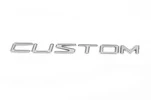 Напис Custom (180 на 13 мм) для Ford Custom 2013-2022 рр - 2