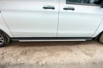 Бокові пороги Duru (2 шт., Алюміній) Довга (ExtraLong) для Mercedes Vito / V-class W447 2014- рр - 5