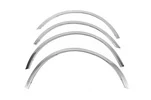 Накладки на арки (4 шт, нерж) для Ауди A4 B7 2004-2008 рр - 1