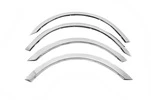 Накладки на арки (2004-2008, 4 шт, нерж) для Peugeot 407 - 3