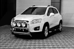 Передня дуга WT018 (нерж.) для Chevrolet Trax 2012-2023 рр - 2