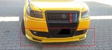 Передня нижня накладка (під фарбування) для Fiat Doblo I 2005-2010 рр - 1