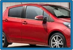 Окантовка вікон (4 шт., нерж.) для Toyota Yaris 2010-2020 рр - 3