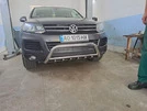 Кенгурятник WT003 (нерж) для Volkswagen Touareg 2010-2018 рр - 3