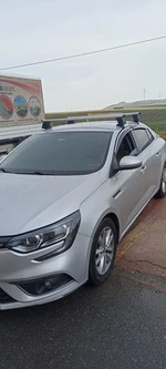 Перемички на гладку дах (2 шт, Asaf V4) для Renault Megane IV 2016-2025 рр