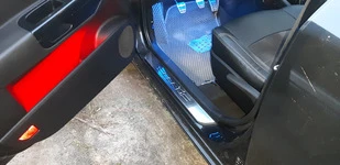 Накладки на пороги OmsaLine (4 шт., нерж.) для Kia Ceed 2007-2012 рр