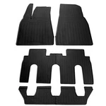 Гумові килимки (7-місний, Stingray Premium) для Tesla Model X