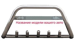 Кенгурятник WT003 (нерж) для Mitsubishi Pajero Wagon III