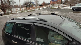 Рейлінги Хром Металеві ніжки для Ford C-Max 2004-2010 рр