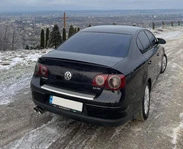 Спойлер LIP (Sunplex, чорний) (115,8см * 6,3см) для Volkswagen Passat B6 2006-2012рр