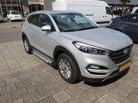 Бокові пороги Allmond Grey (2 шт., алюміній) для Hyundai Tucson TL 2016-2021рр