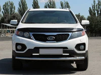 Передній захист ST008 (2010-2013, нерж.) для Kia Sorento II XM рр