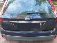 Накладка над номером (нерж.) OmsaLine - Італійська нержавійка для Ford Fiesta 2002-2008 рр