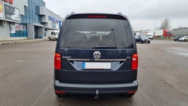Накладка над номером (1 дверний, нерж.) для Volkswagen Caddy 2015-2020 рр