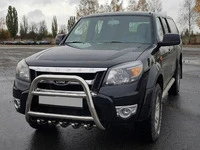 Кенгурятник QT008 (нерж) для Ford Ranger 2007-2011 рр