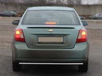 Задній захист AK002 (42мм, нерж.) для Chevrolet Lacetti