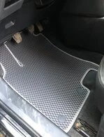 Килимки для -20252 (3 ряди, EVA, чорні) для Nissan Qashqai 2010-2014рр