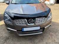 Дефлектор капоту (EuroCap) для Nissan Qashqai 2007-2010 рр