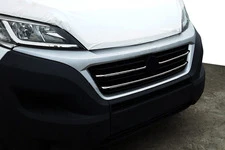Накладки на решітку радіатора 2014-2022 (3 шт, нерж.) для Fiat Ducato рр