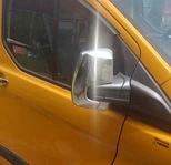 Накладки на дзеркала (2 шт., нерж) для Ford Custom 2013-2022 рр