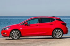 Окантовка вікон (нерж) Верх-2025низ для Opel Astra K 2016-2021 рр